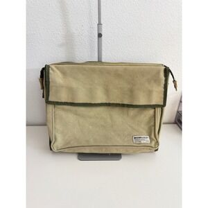 Incase Designs Corp 13 Inch Canvas Laptop Sleeve Tan Green Carrying Case CL57051